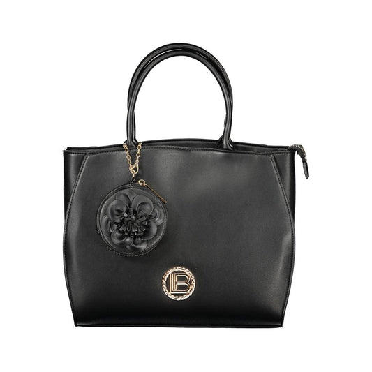 Laura Biagiotti Black PVC Women Handbag