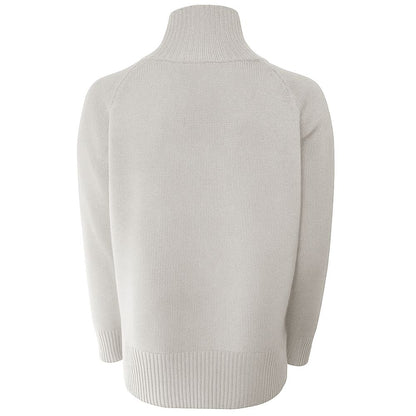 Emilio Romanelli Beige Cashmere Women Sweater