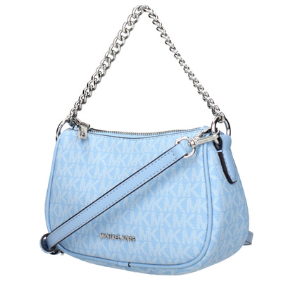 Michael Kors Light Blue Fabric Handbags