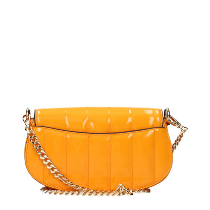Michael Kors Orange Leather Crossbody Bags
