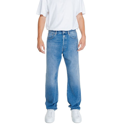 Replay Blue Cotton Pant