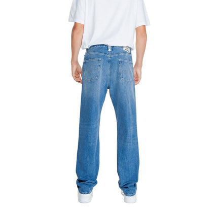 Replay Blue Cotton Pant