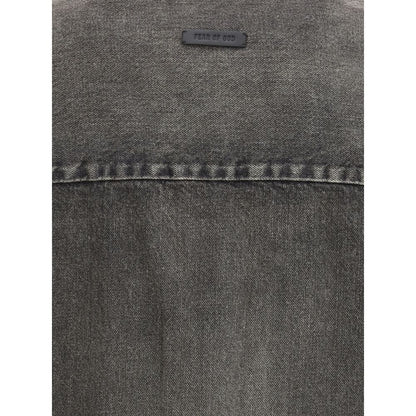 Fear Of God Snap Front Denim Overshirt