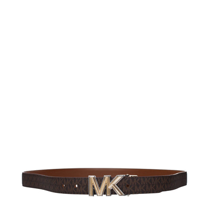 Michael Kors Brown Fabric Belts