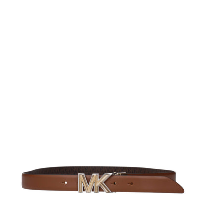 Michael Kors Brown Fabric Belts