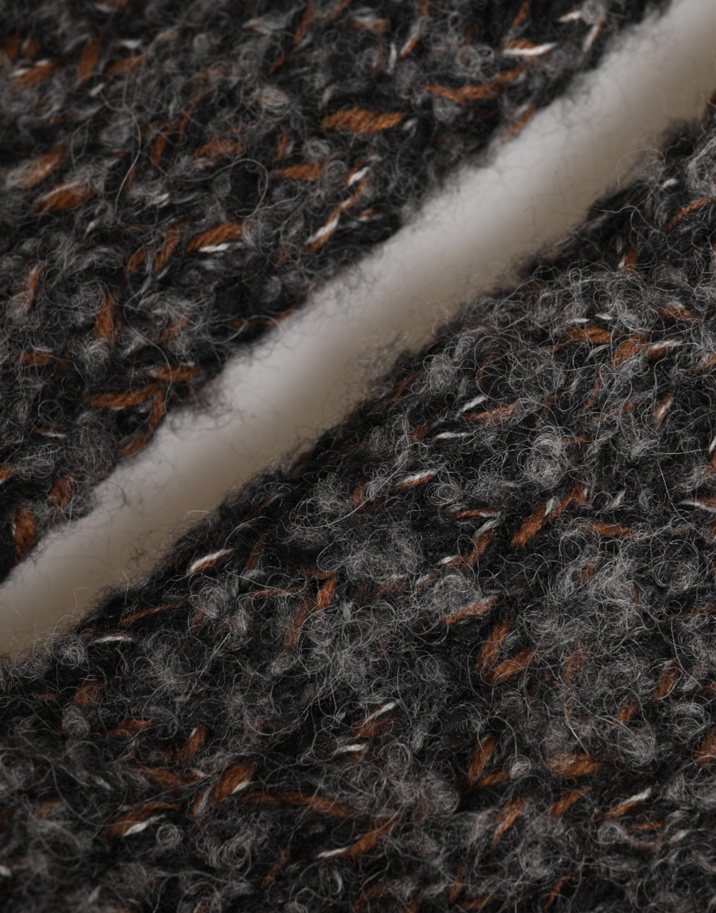 Dolce & Gabbana Gray Virgin Wool Knitted Fingerless Men Gloves