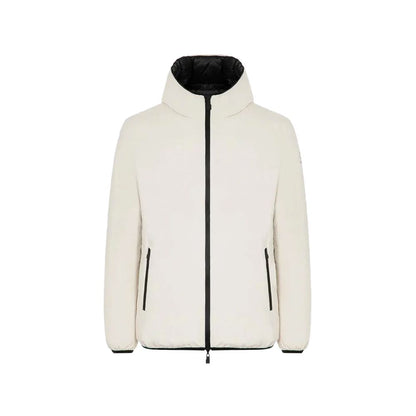 Suns White Polyester Jackets & Coat