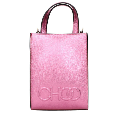 Jimmy Choo Pink Leather Handbags