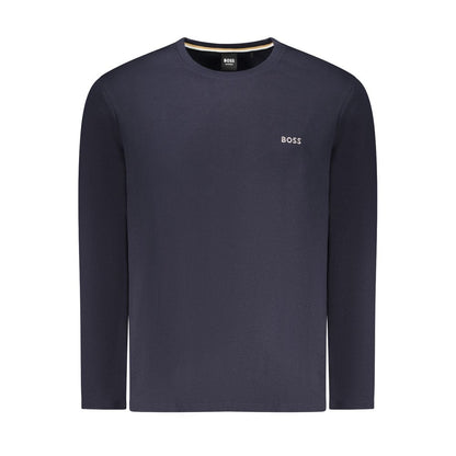 Hugo Boss Blue Cotton Sweater