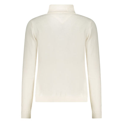 Tommy Hilfiger White Cotton Sweater