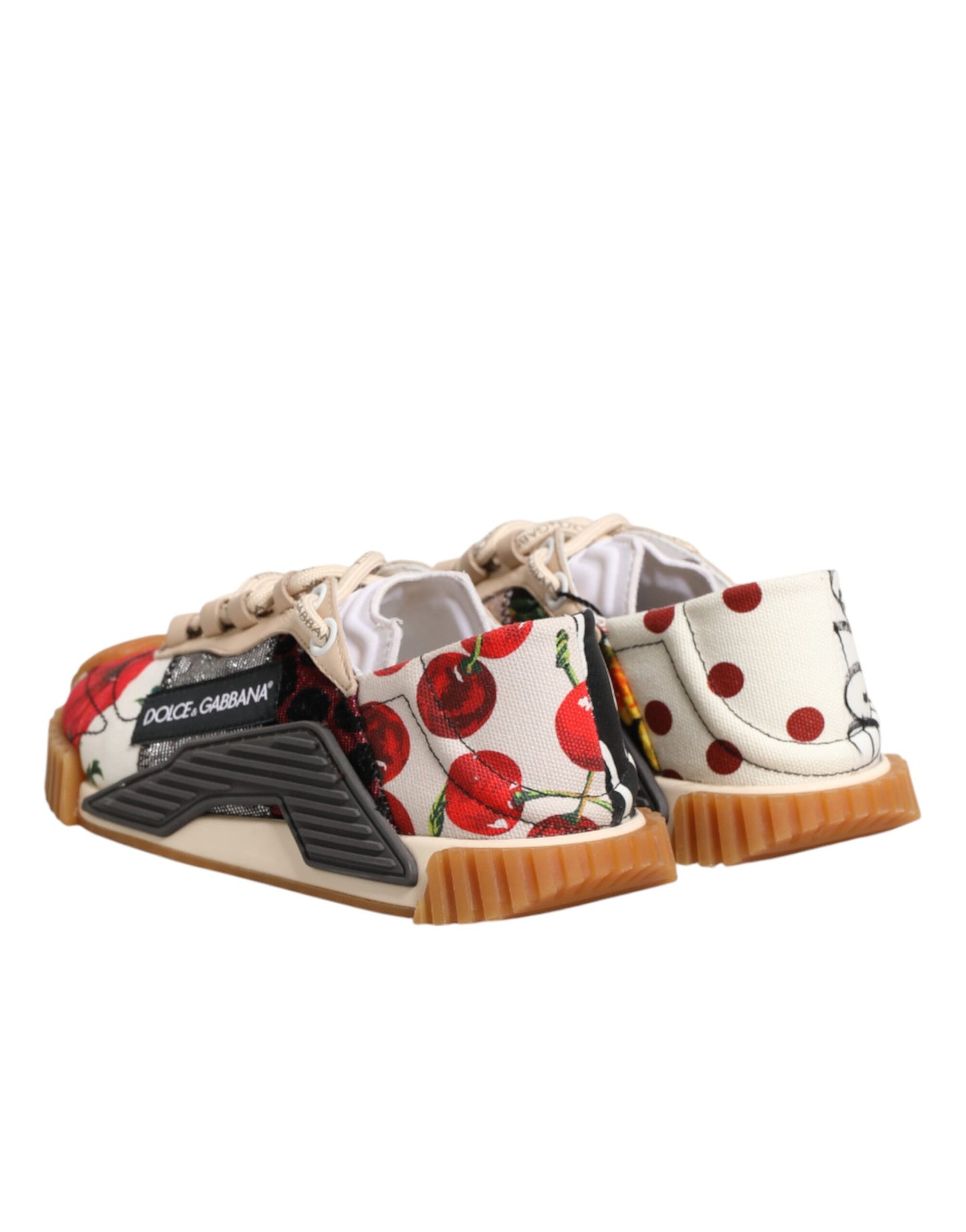 Dolce & Gabbana Multicolor Logo Low Top NS1 Sneakers Shoes