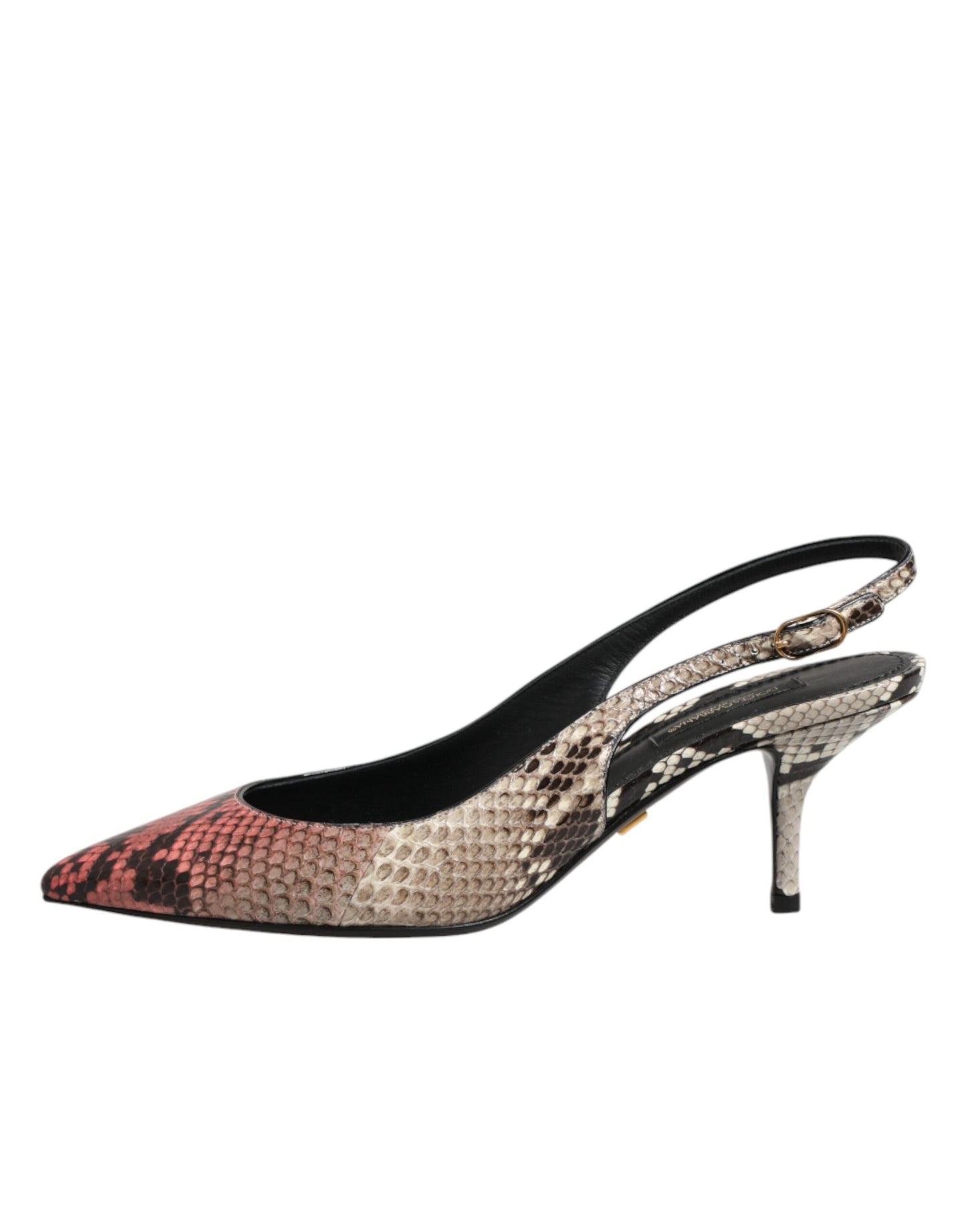 Dolce &amp; Gabbana Slingback-Pumps aus mehrfarbigem Leder