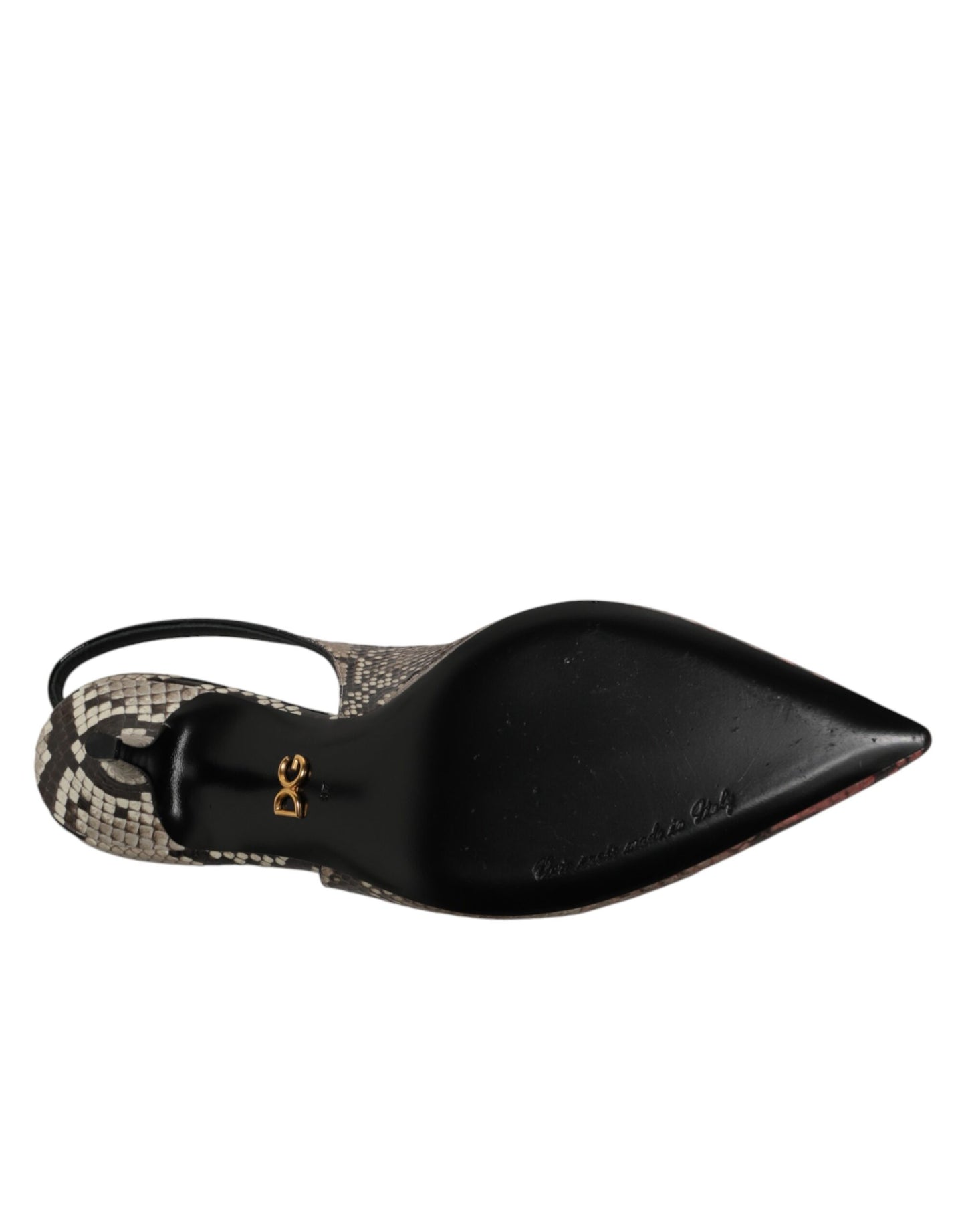 Dolce &amp; Gabbana Slingback-Pumps aus mehrfarbigem Leder