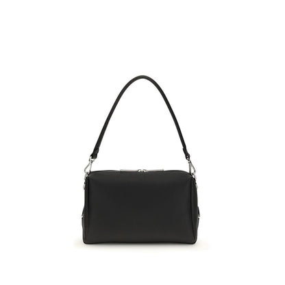 Fendi Black Calf Leather Bos Taurus Shoulder Bag