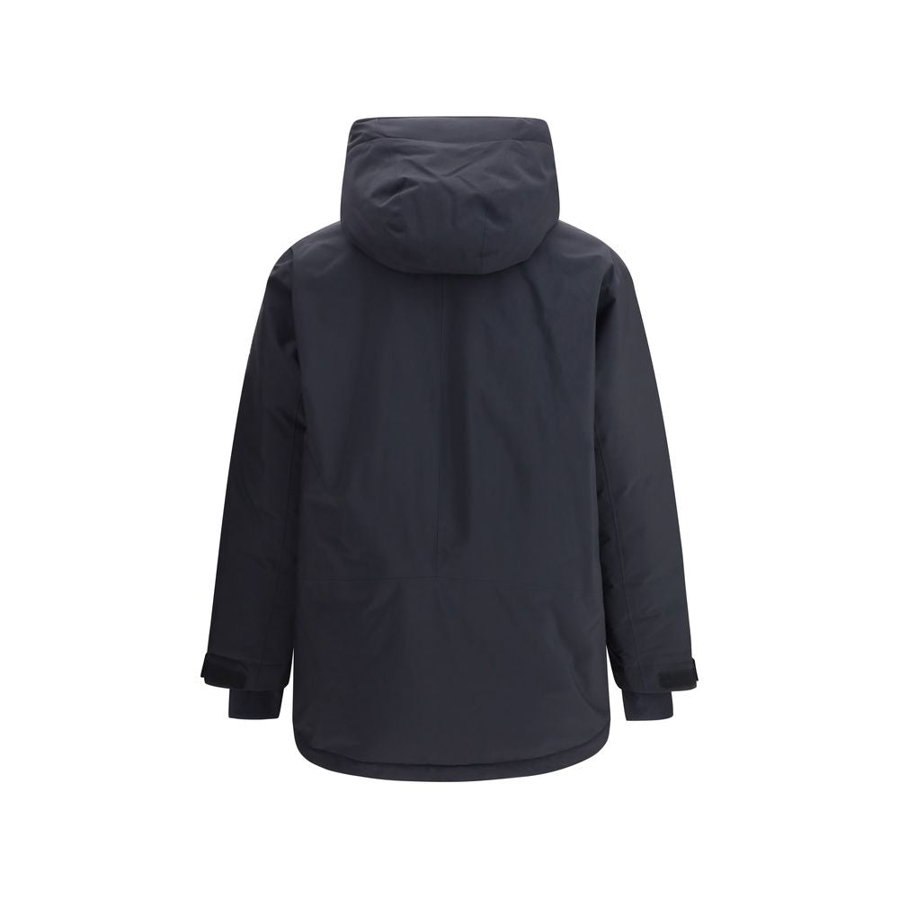 MM6 Black Polyester Parka