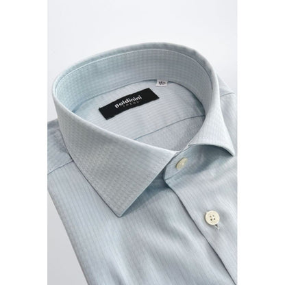 Baldinini Trend Light Blue Cotton Shirt
