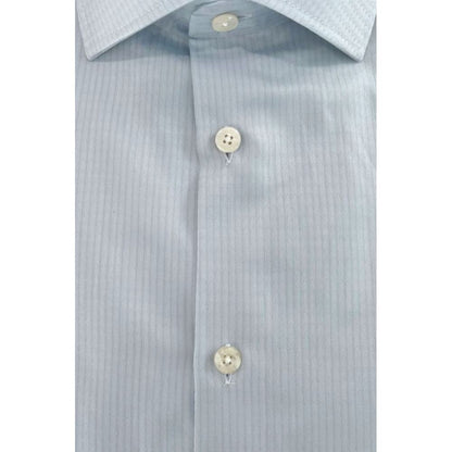 Baldinini Trend Light Blue Cotton Shirt