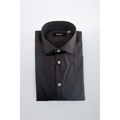 Baldinini Trend Gray Cotton Shirt