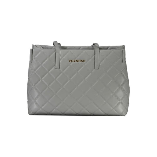 Mario Valentino Gray Polyethylene Handbag