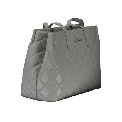 Mario Valentino Gray Polyethylene Handbag