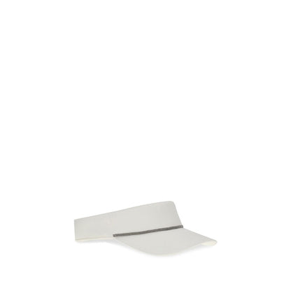 Brunello Cucinelli White Polyester Cap (Baseball Hat)