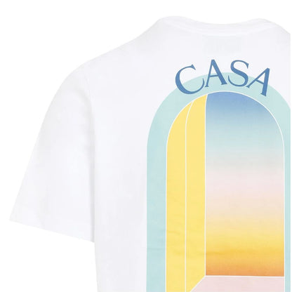 Casablanca White Cotton T-Shirt