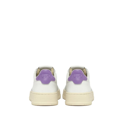 Autry White Leather Low Top Sneakers