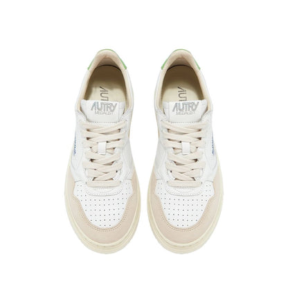 Autry White Leather Sneakers