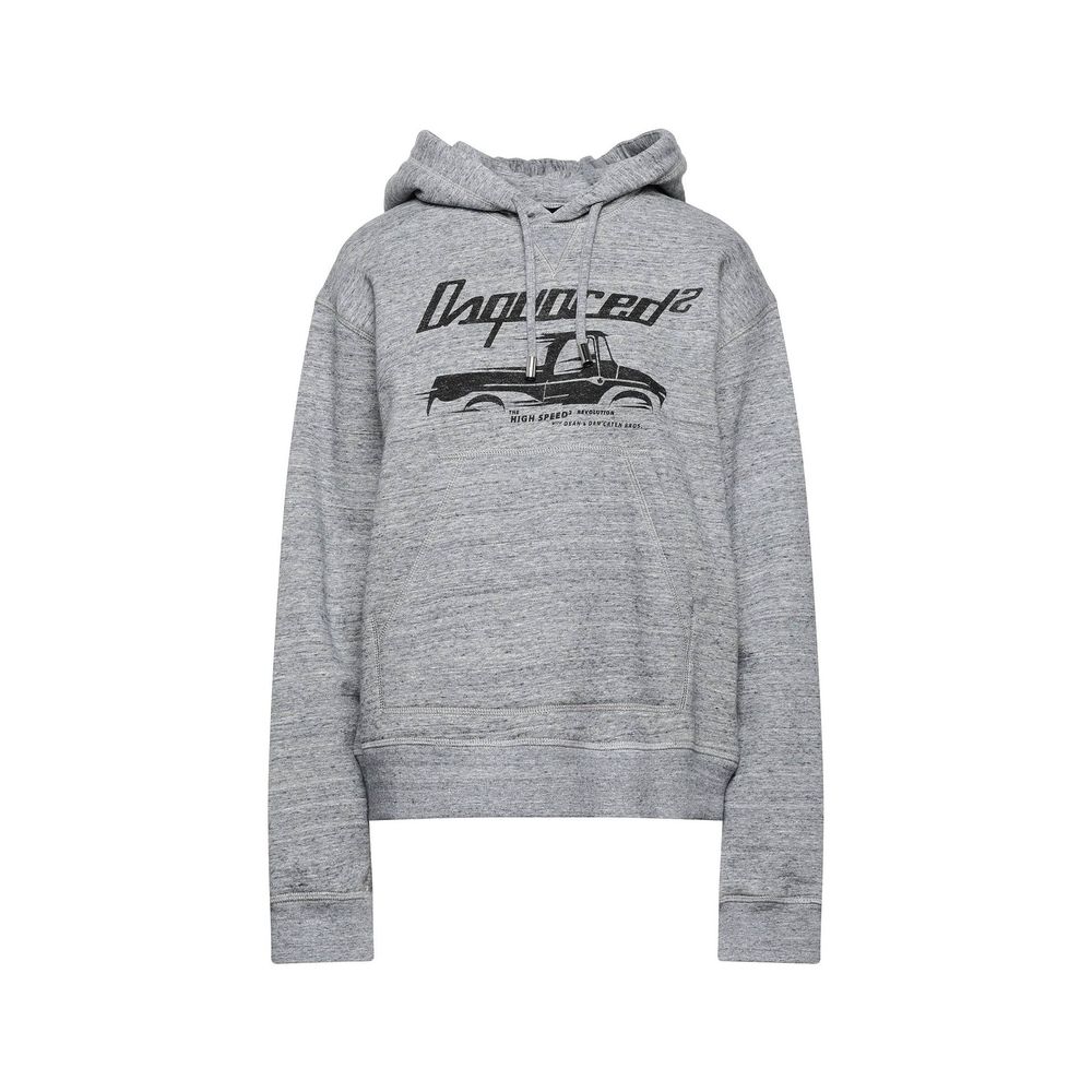 Dsquared² Gray Cotton Sweatshirt