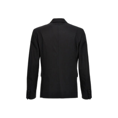 Dsquared² Black Elastane Two-Piece Suit