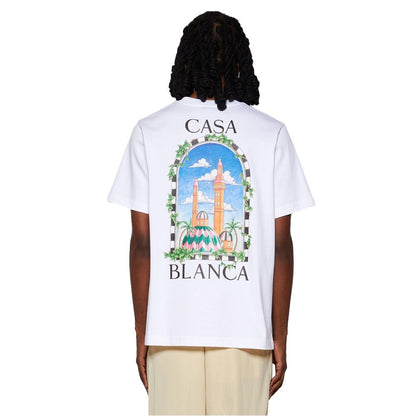 Casablanca White Cotton T-Shirt