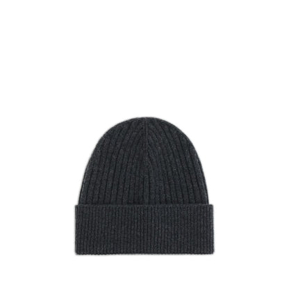 Moncler Grenoble Black Merino Wool Beanie