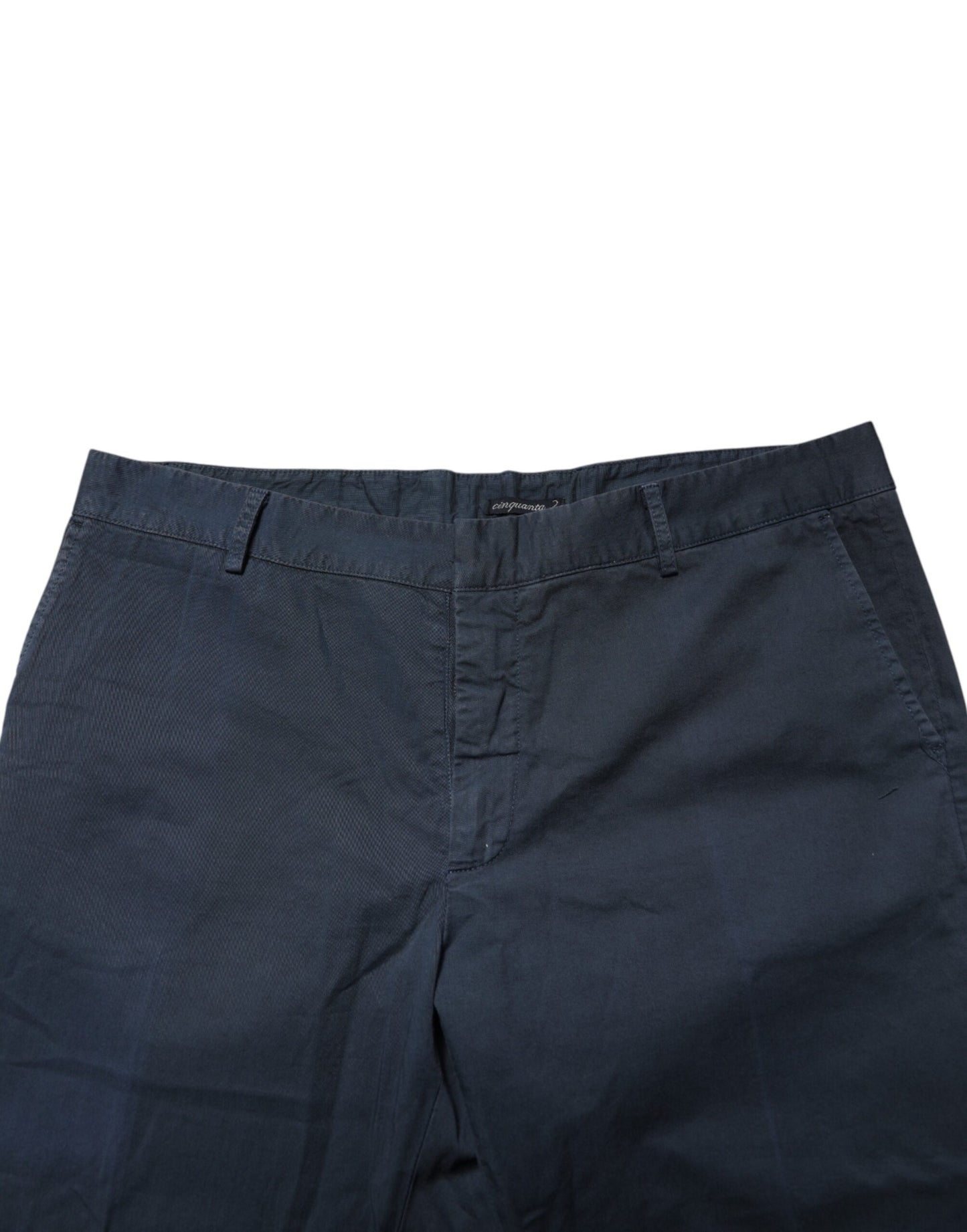 Master Coat Blue Skinny Fit Mid Waist Men Chino Trouser Pants