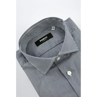Baldinini Trend Blue Cotton Men's Shirt