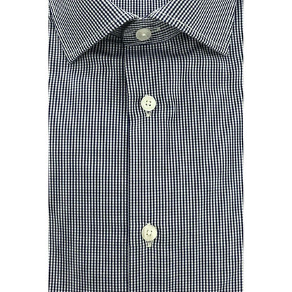 Baldinini Trend Blue Cotton Men's Shirt