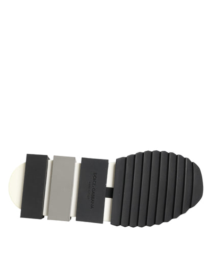 Dolce &amp; Gabbana Schwarze Slip-On-Sneaker Sorrento für Herren