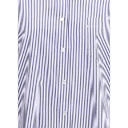 The Row Blue Cotton Dress Shirt