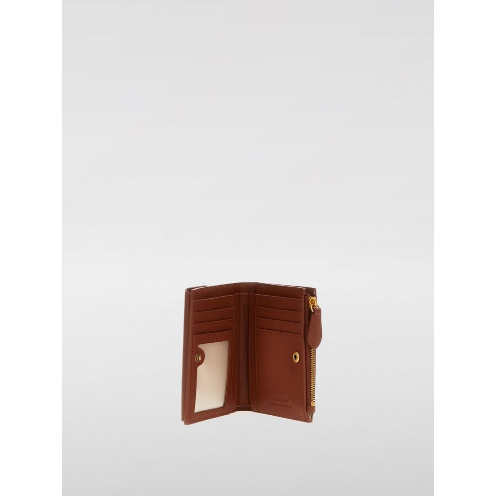 PINKO Brown Leather Leather Wallet