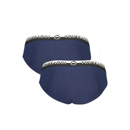 Trussardi Blue Cotton Underwear