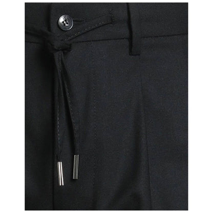 Herno Black Elastane Casual Pants