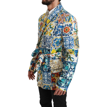Dolce & Gabbana Multicolor Linen Jackets And Coat