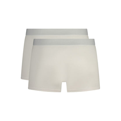 Trussardi White Cotton Men Boxer Underwear