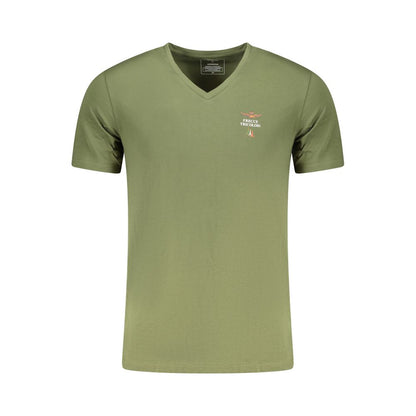 Aeronautica Militare Green Cotton Men Underwear Shirt