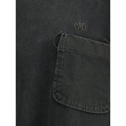 Maison Mihara Yasuhiro Black Cotton T-Shirt