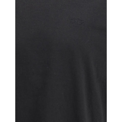 Diesel Black Cotton T-Shirt