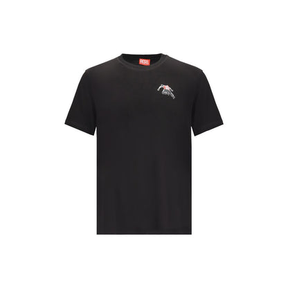 Diesel Black Cotton T-Shirt