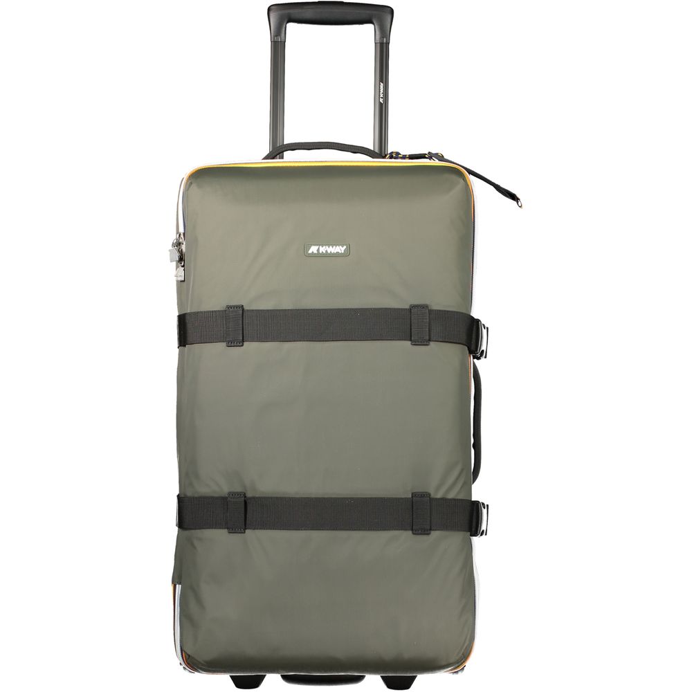 K-WAY Green Polyamide Unisex Travel Luggage