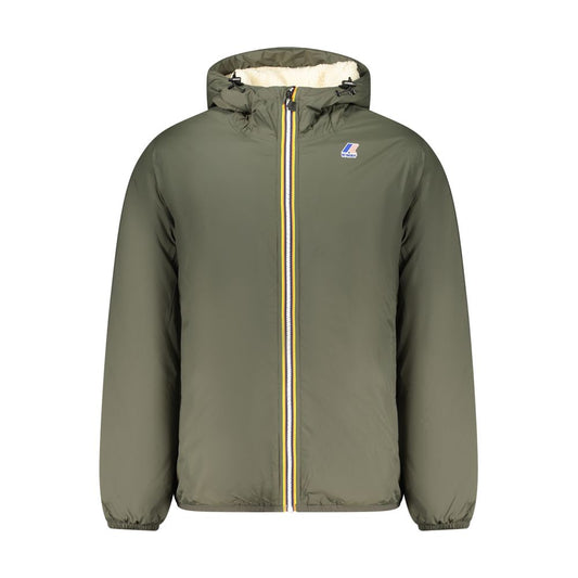 K-WAY Green Polyamide Men Jacket