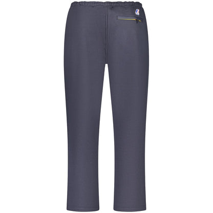 K-WAY Blue Cotton Men Trouser