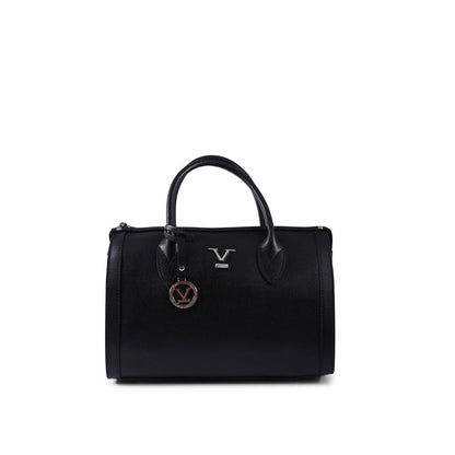 19V69 Italia Black Leather Handbag